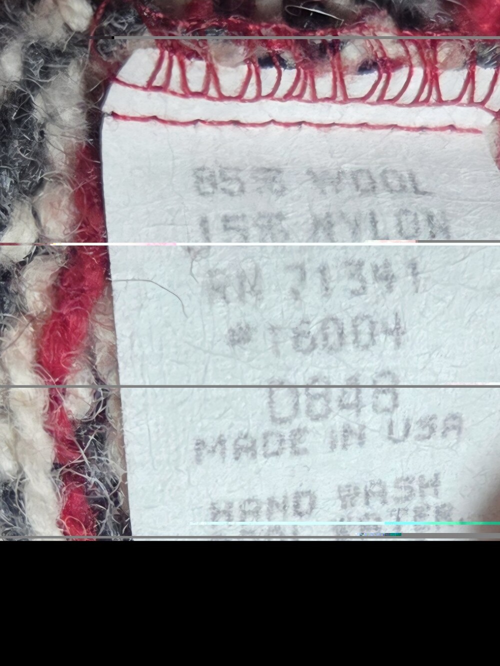 Vintage 90s Womens LL Bean Fair Isle Nordic Red Cardigan Made In USA Size Large - Picture 7 of 7